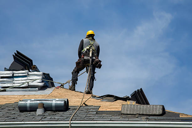 Professional Flat Roof Repair technician working in East Helena, MT